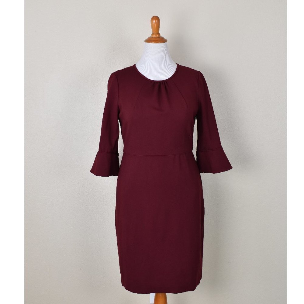 J. Crew Burgundy Dress